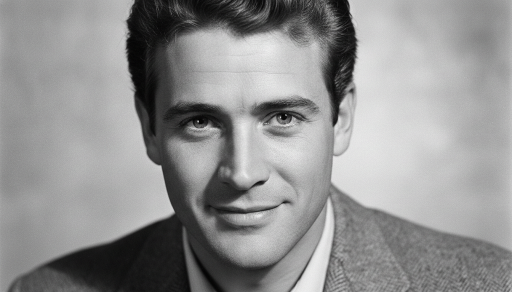 A black and white image of Paul Newman possibly from a classic film quiz showing his iconic blue eyes and charismatic ex
