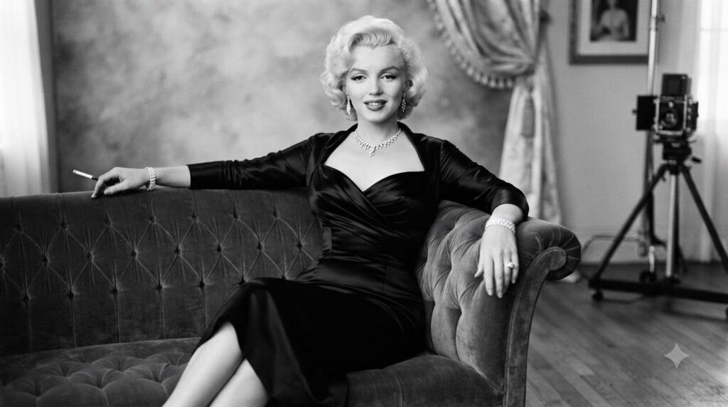 Marilyn Monroe in a classic publicity shot