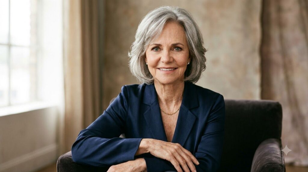 A more recent photo of Sally Field showing her elegance and wisdom as an established actress