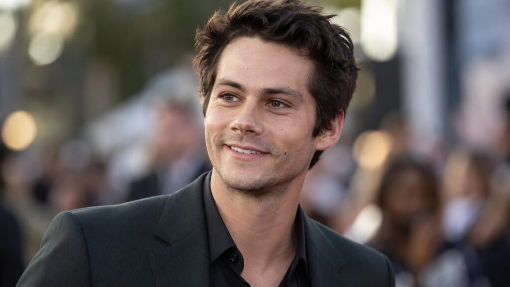Dylan O Brien smiling genuinely during a public appearance or interview