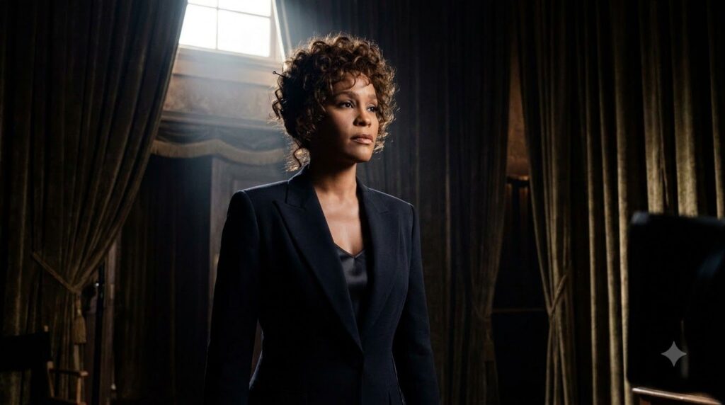 Whitney Houston in her iconic role from The Bodyguard