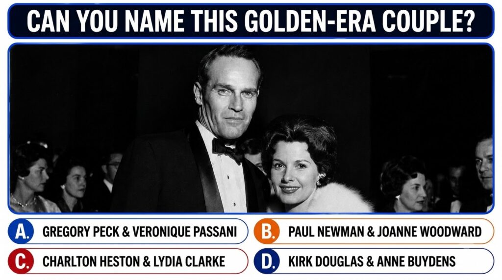 A classic black and white portrait of Hollywood power couple Humphrey Bogart and Lauren Bacall Bogart is on the left in 