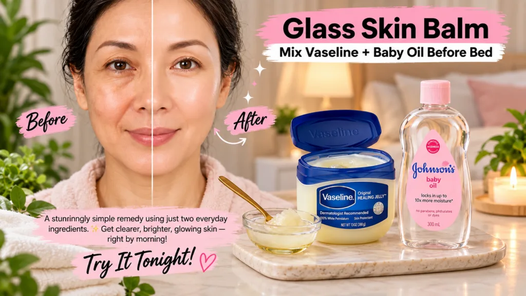 A split-screen image comparing a woman s face Before with visible skin texture and After with smoother brighter skin wit