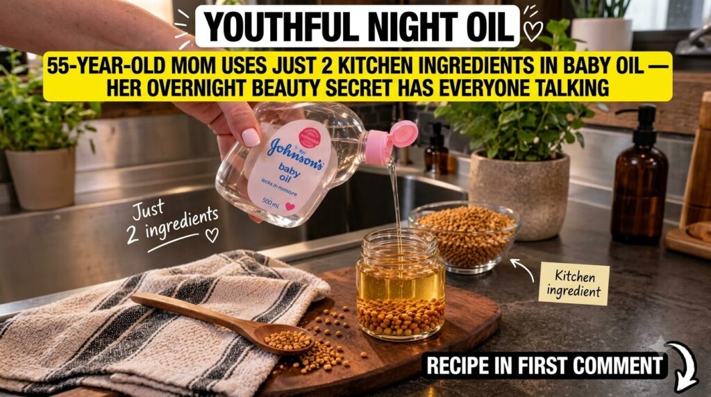A small glass jar containing a golden-yellow paste made from Vaseline and turmeric powder A wooden spoon rests beside it