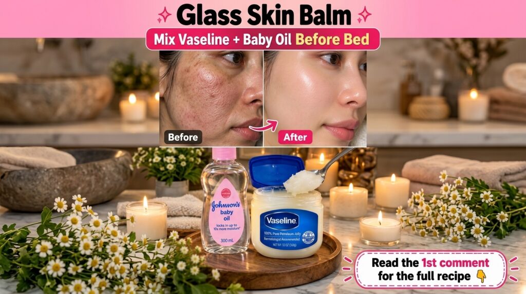 A split-screen image showing a Before and After comparison of a woman s cheek and eye with improved skin texture and glo