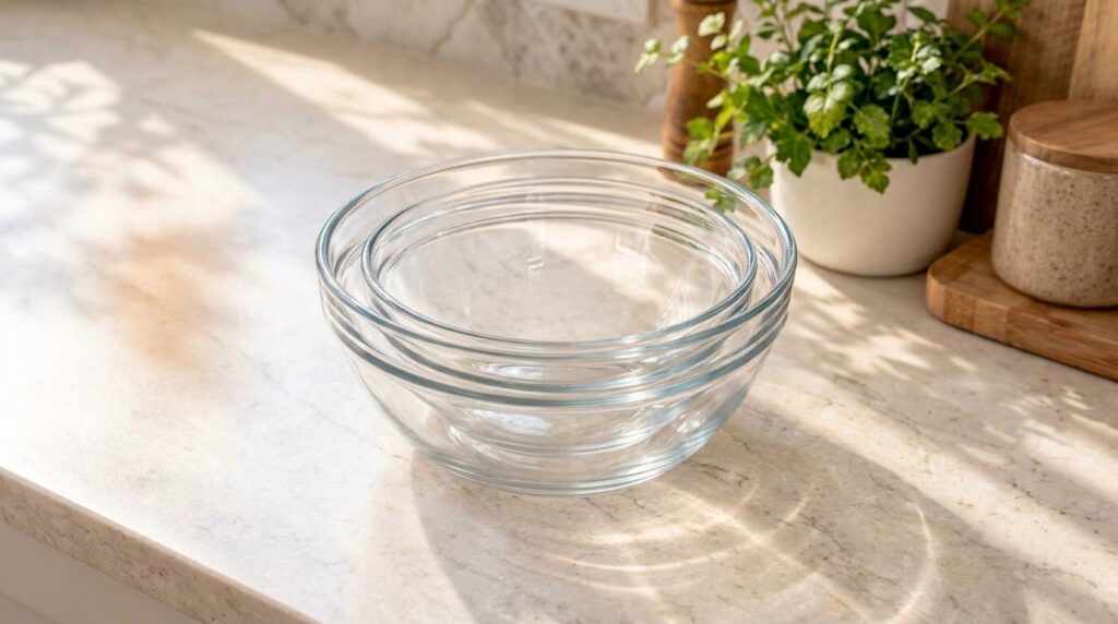 Ingredients and tools for a DIY ant repellent including a spray bottle white vinegar and water