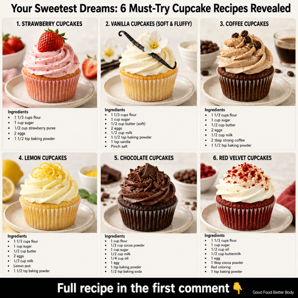 Fluffy vanilla cupcakes with smooth white buttercream frosting garnished with a single colorful sprinkle on a pastel bac