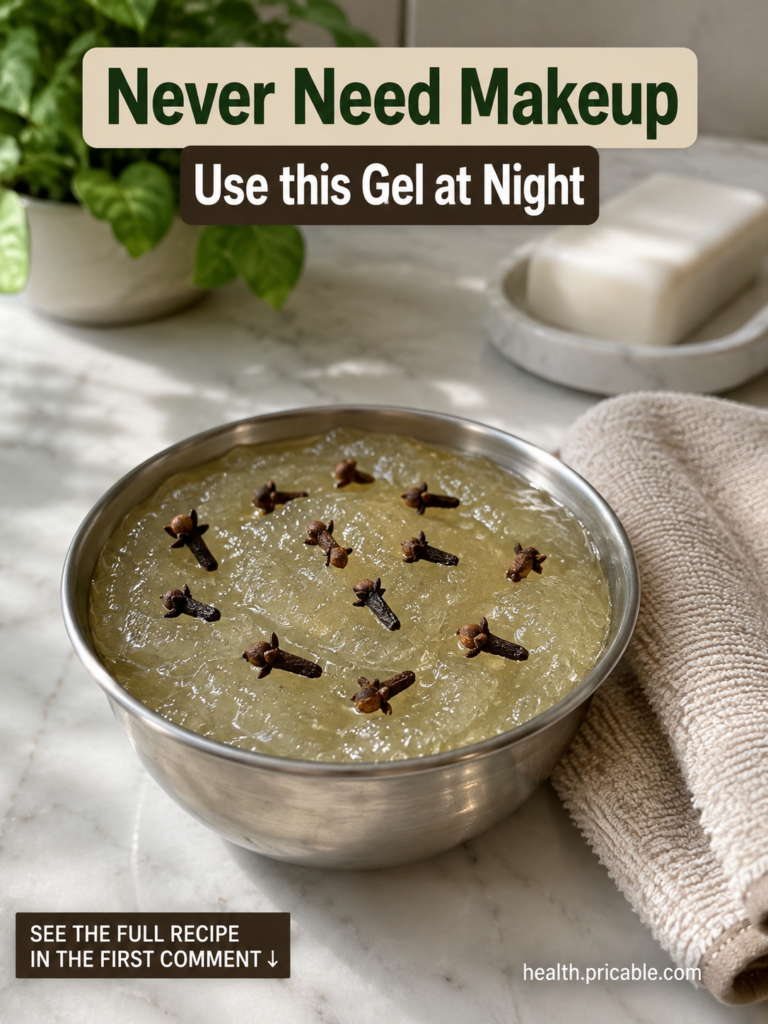 A small bowl of homemade clove beauty gel with whole cloves scattered around it suggesting a natural and DIY approach to