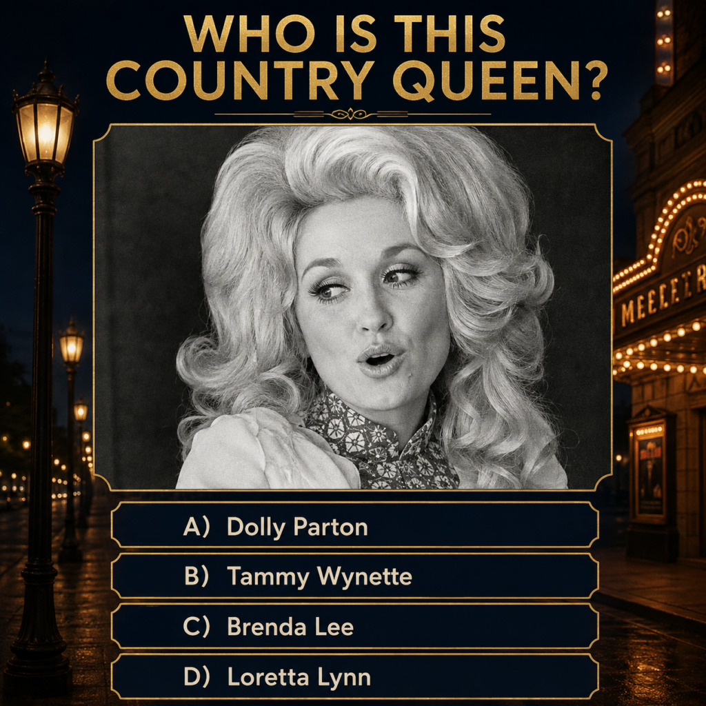 The original quiz image of Dolly Parton a vibrant portrait