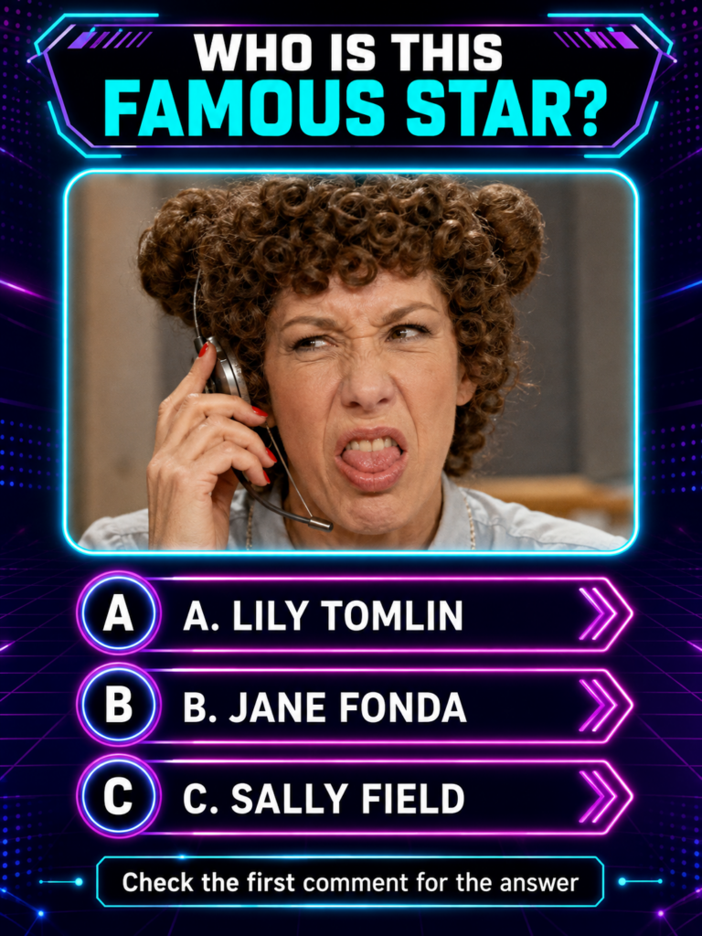 A portrait of Lily Tomlin smiling showing her characteristic short hairstyle