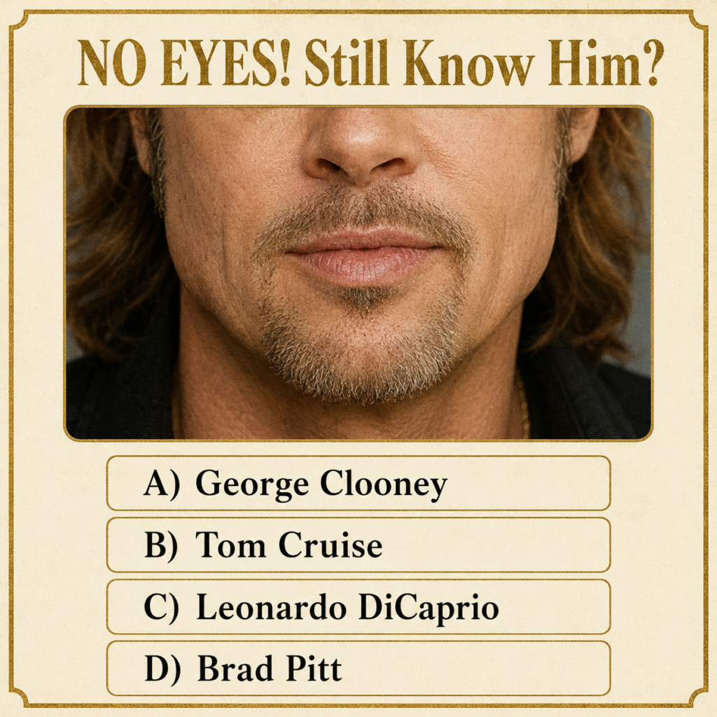 Lower half of a male celebrity s face showing a distinct jawline and mouth with the eyes cropped out to obscure identity