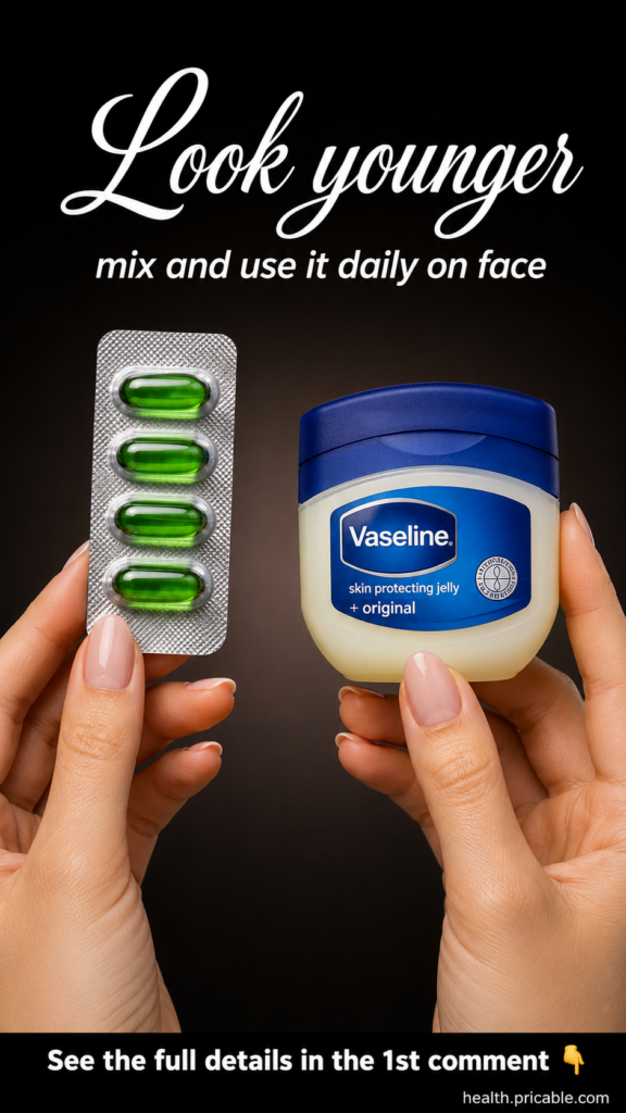 A small clear glass jar containing a creamy light yellow homemade balm with a crushed Vitamin C tablet and a small jar o