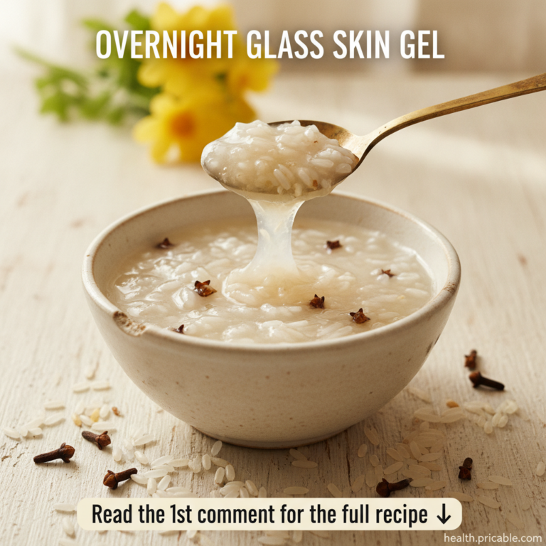 A close-up shot of a small glass jar filled with a translucent milky white gel with a few whole cloves visibly infused w