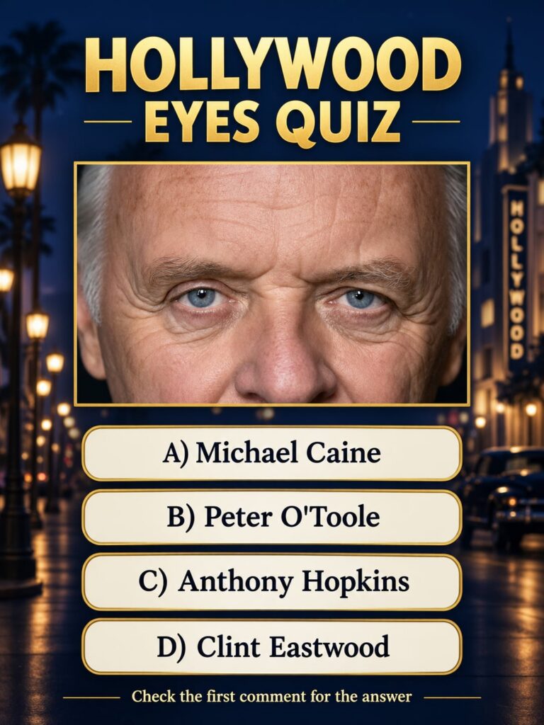 A close-up stylized black and white image of Audrey Hepburn s eyes mirroring the quiz image described with a slight blur