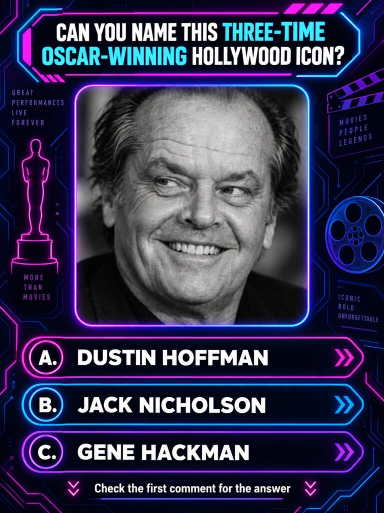 A striking portrait of actor Jack Nicholson showing his iconic smirk and intense gaze representative of his famous roles