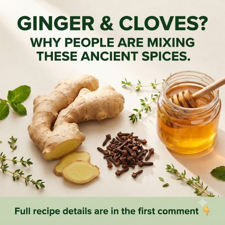 A close-up of fresh ginger root and whole cloves perhaps in a rustic bowl with a warm inviting light Emphasize the natur