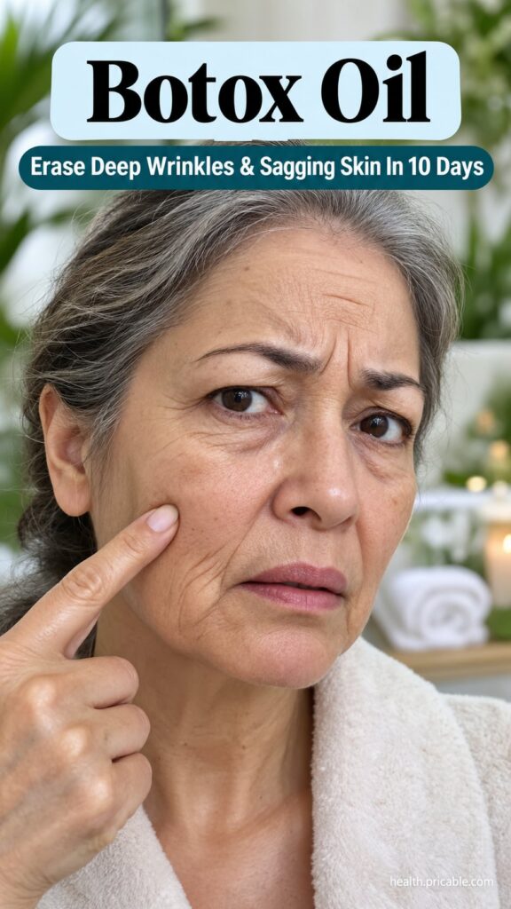 A woman gently applying a few drops of facial oil to her cheek with her fingertips demonstrating the use of the firming 