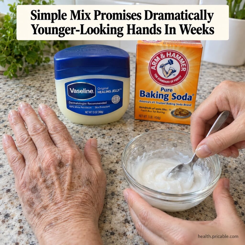 Hands being pampered with a homemade scrub showing smooth moisturized skin