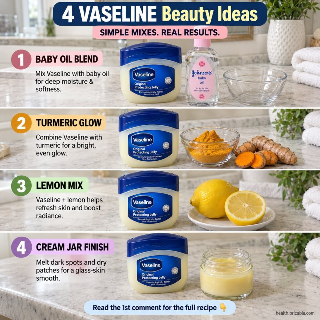Various small bowls with Vaseline mixed with different natural ingredients like honey sugar and aloe vera artfully arran