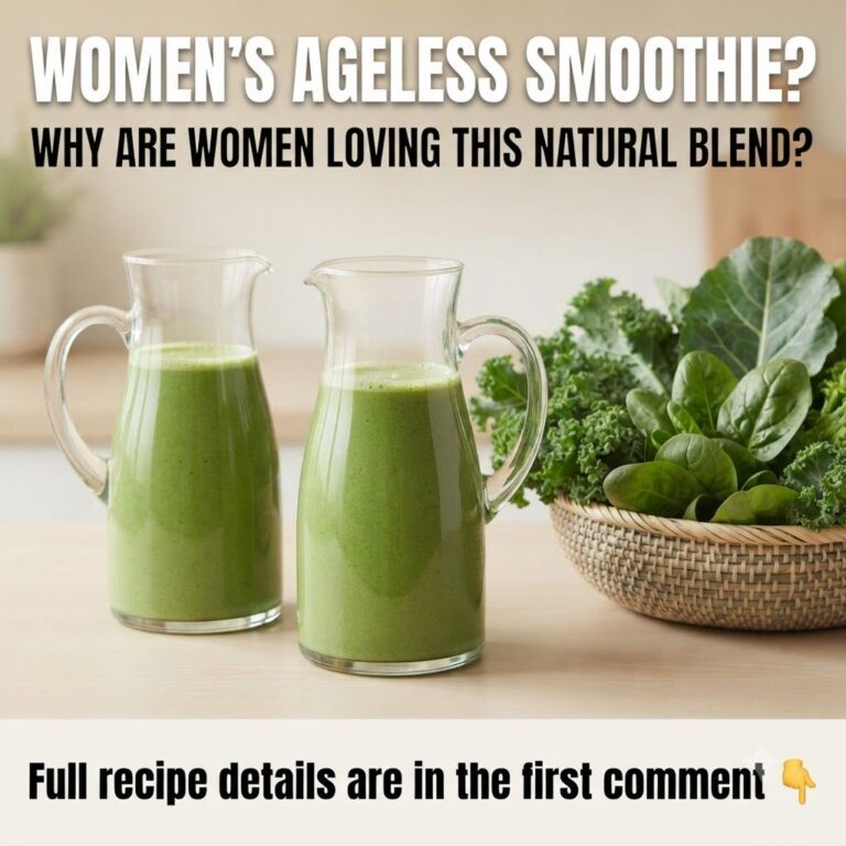 A vibrant natural green smoothie in a glass with fresh ingredients like spinach kale and possibly berries or seeds artfu