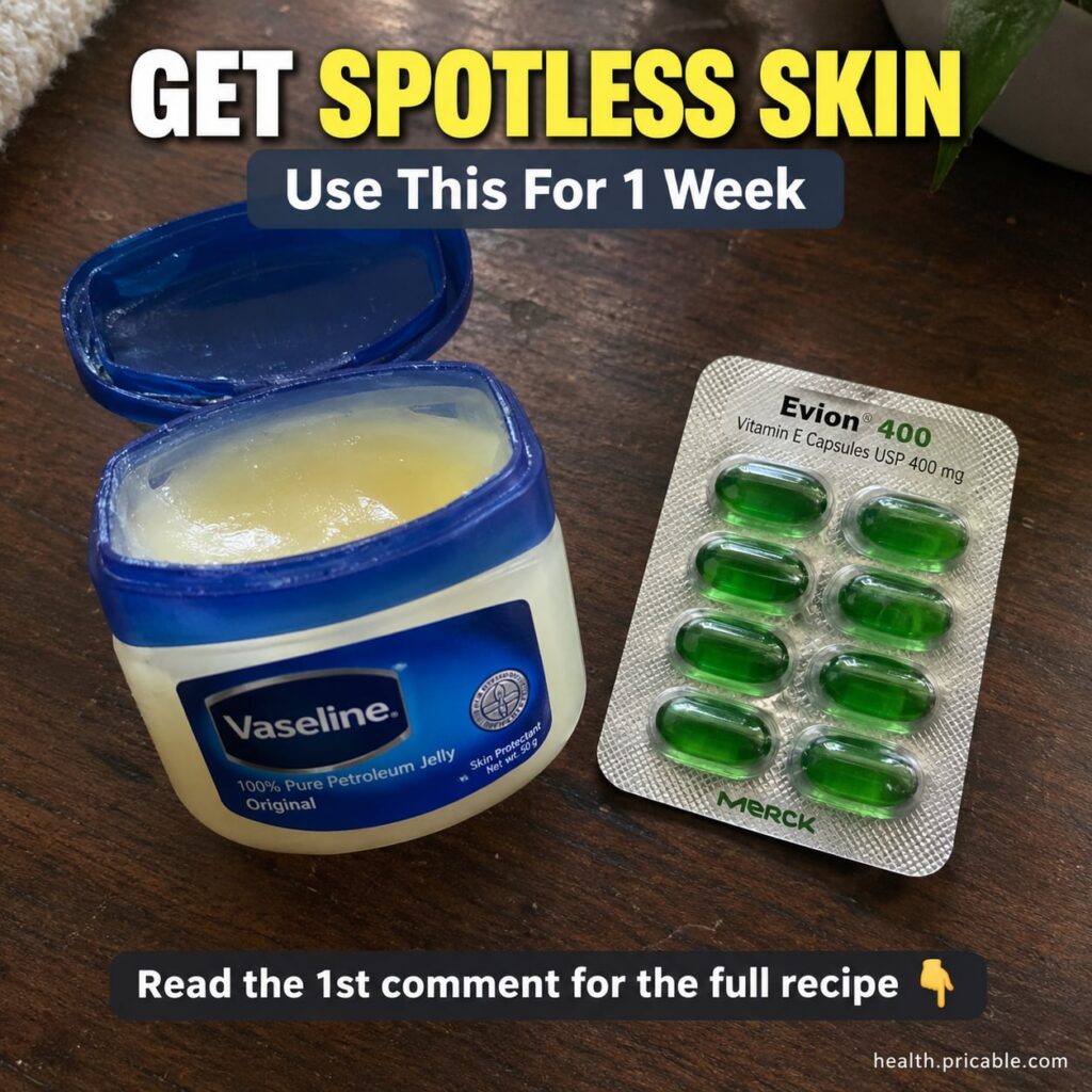A small glass jar of petroleum jelly Vaseline next to a small bowl of honey with a tiny mixing spoon on a clean white su