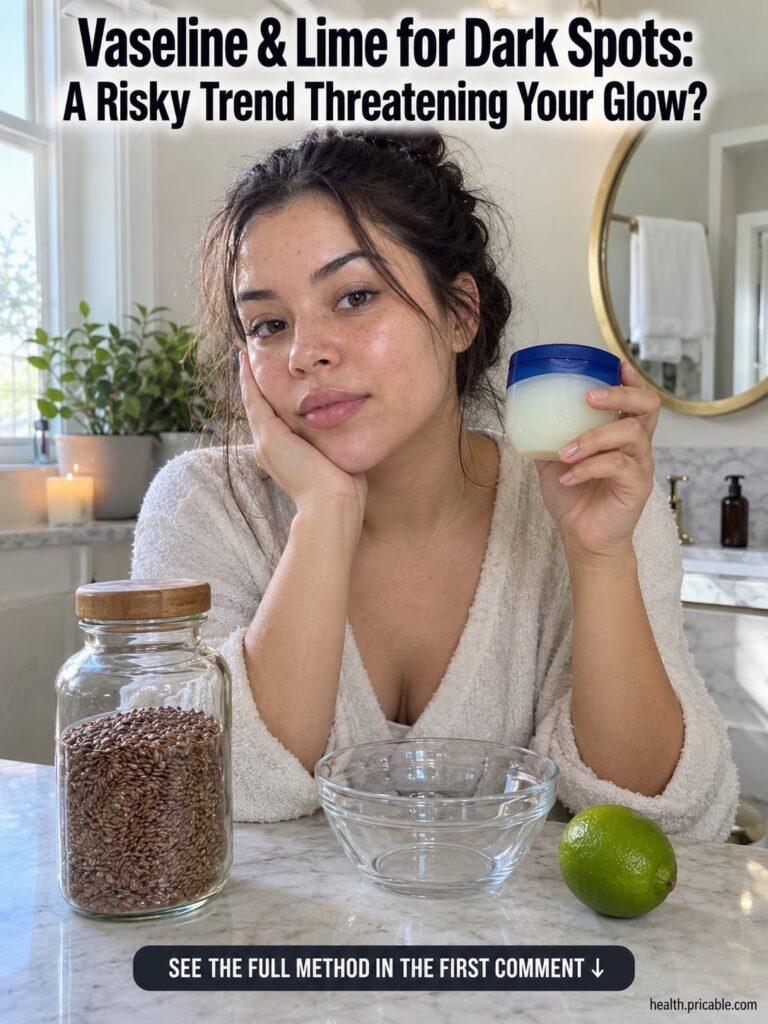 A woman applying a gentle natural face mask to her clean skin smiling softly with a subtle glow avoiding the risky Vasel