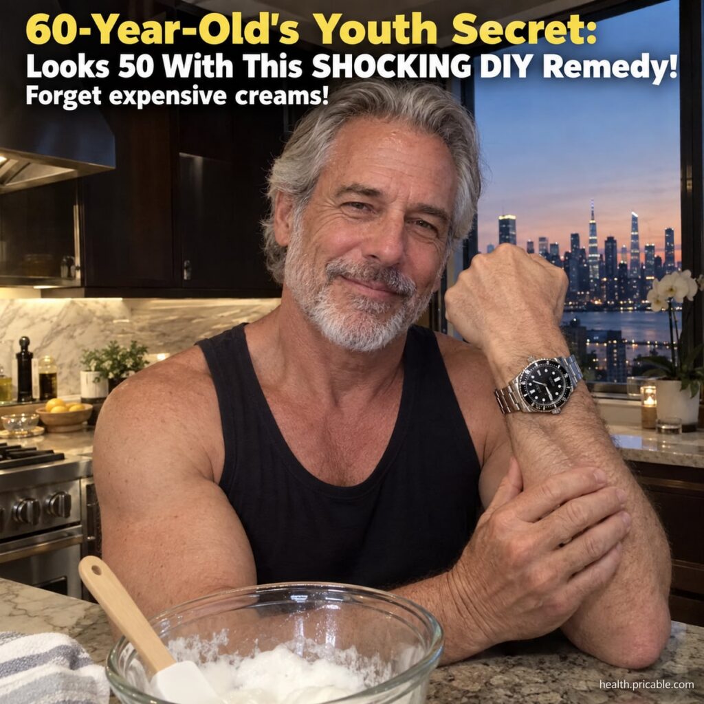 A woman in her 50s or 60s with glowing healthy skin looking vibrant and happy She should represent the idea of someone w