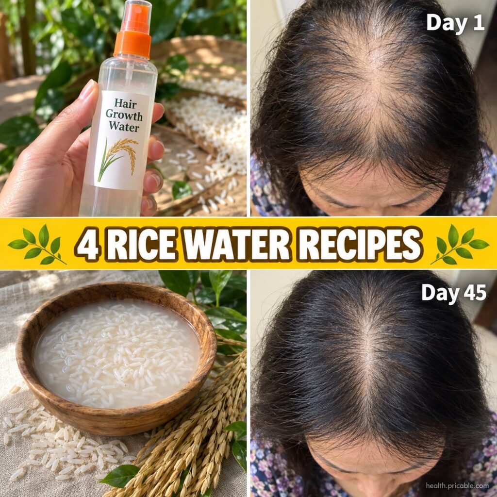 A split image showing Day 1 with visibly thinning hair and Day 45 with fuller healthier-looking hair highlighting the tr