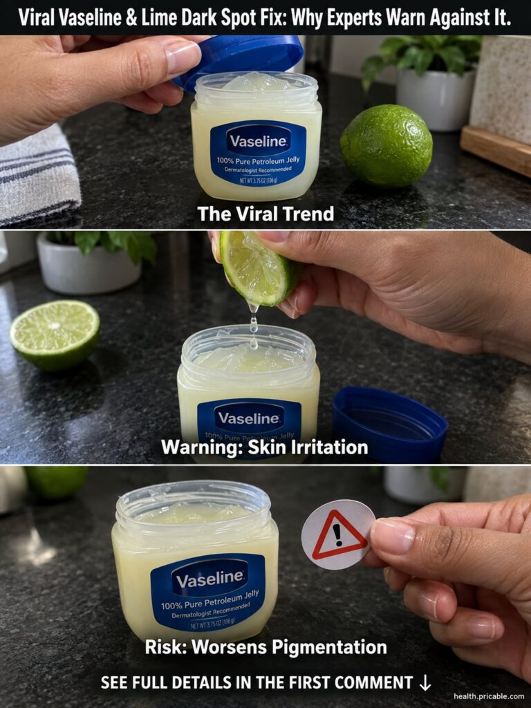 A small bowl containing Vaseline and a few drops of lime juice being mixed with a tiny spatula with a clear Danger symbo