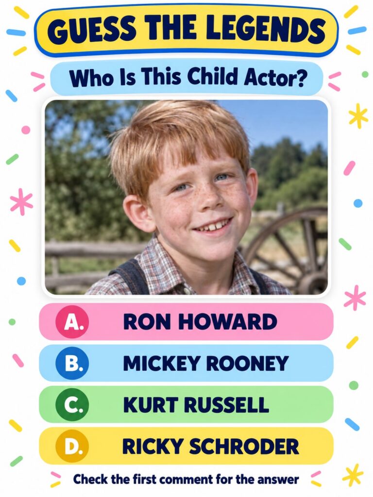 A black and white photo of a young Ron Howard as a child likely from his early acting days on a classic TV show He has a
