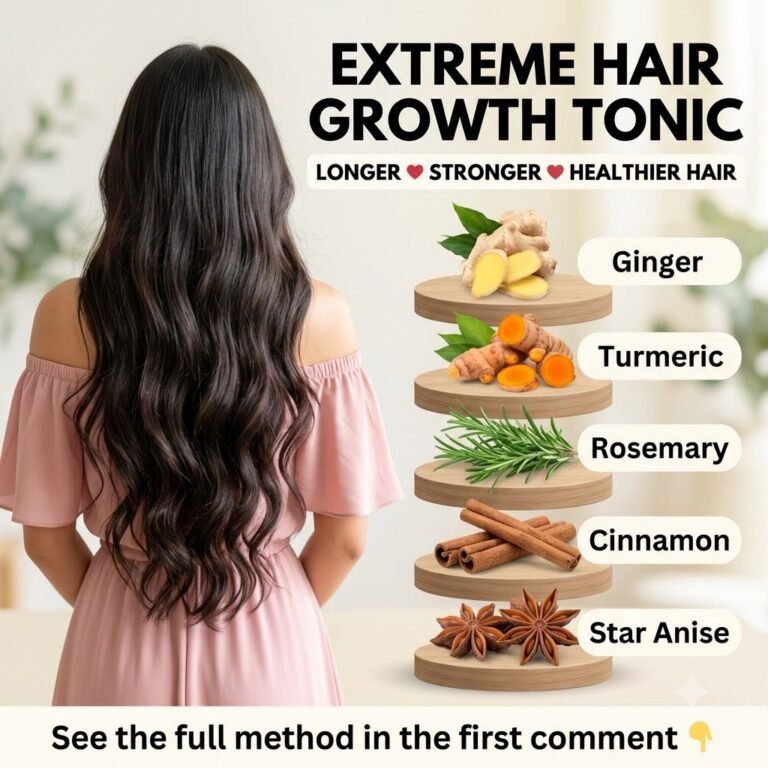 A collection of fresh ingredients for a hair tonic rosemary sprigs a piece of ginger root turmeric root cinnamon sticks 