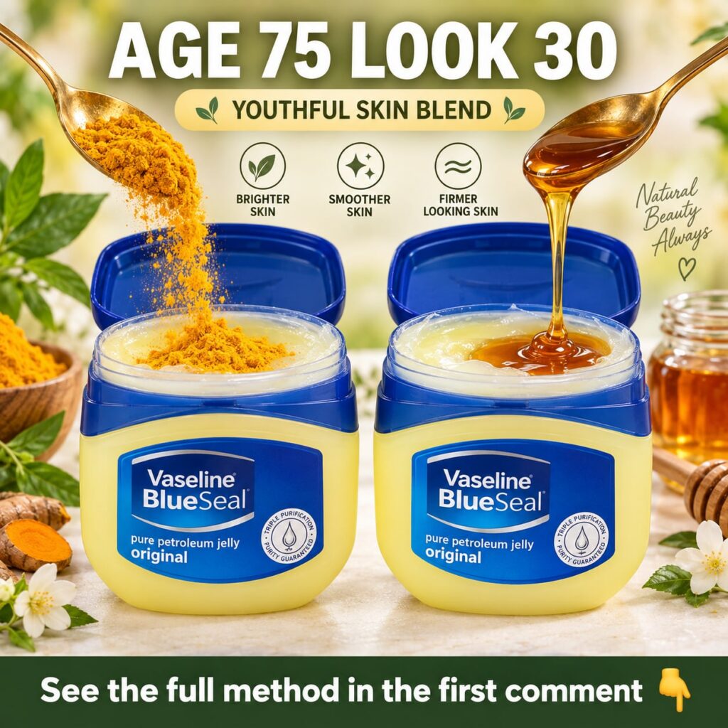 A jar of Vaseline Skin Repair Cream prominently displayed with a warm friendly light