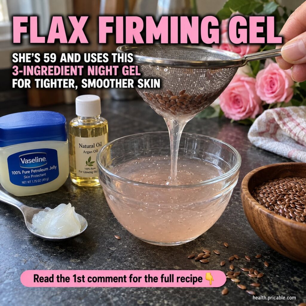 Ingredients for flax seed gel whole flax seeds in a bowl a glass of water a container of aloe vera gel and a small bottl