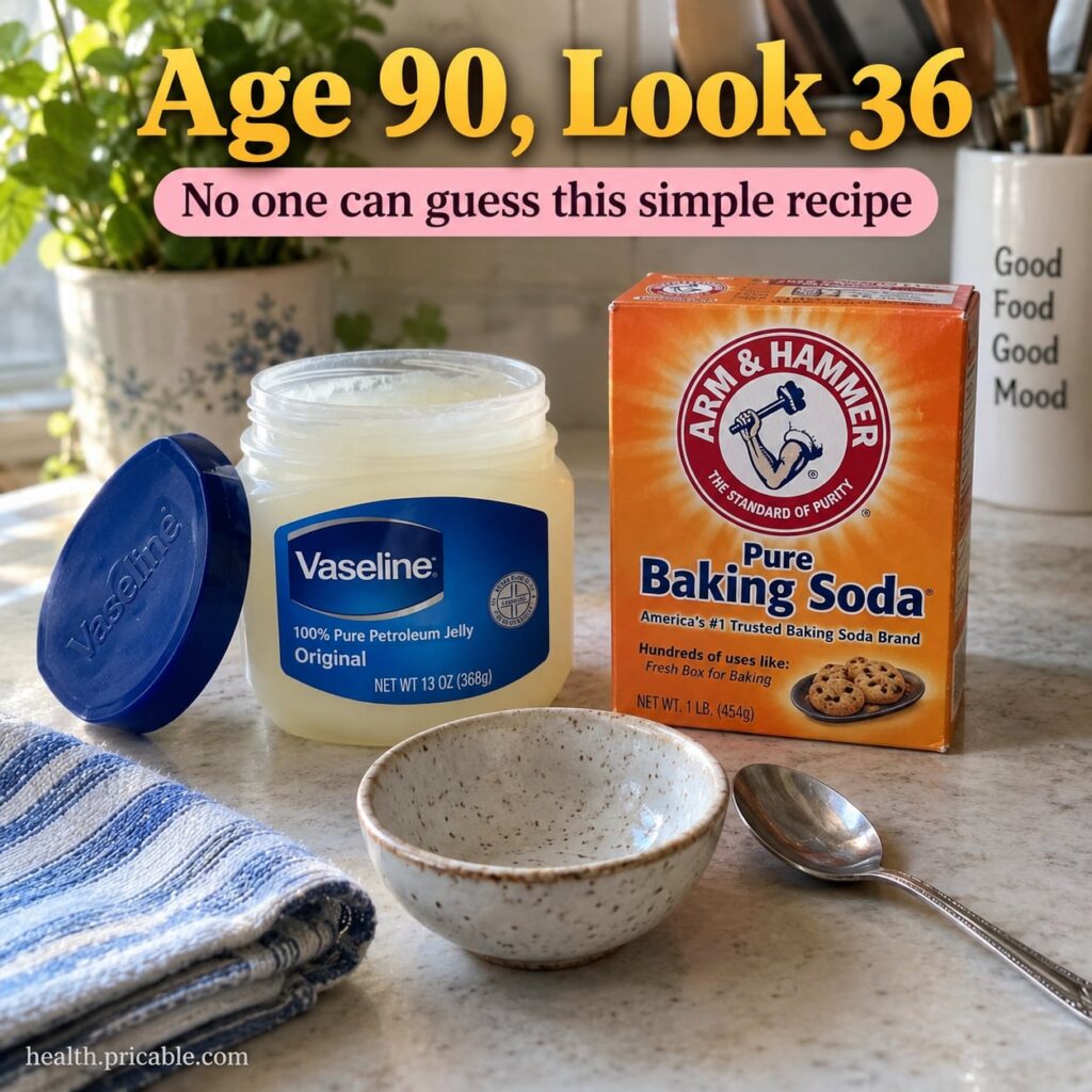 A woman in her late 40s or early 50s applying a homemade balm to her cheek demonstrating smooth hydrated skin The settin