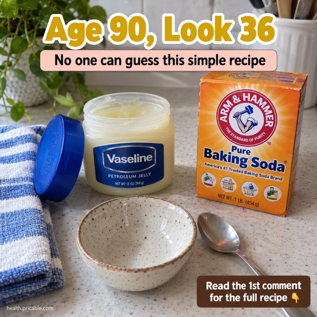 A woman in her 50s or 60s applying a homemade face mask with a radiant happy expression