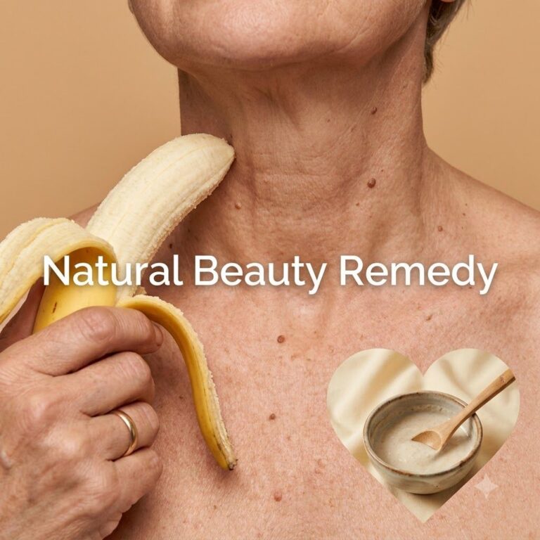 A close-up of a banana peel being taped onto a person s finger which has a small wart The background is softly blurred s