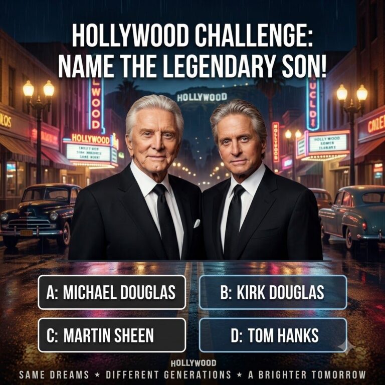 An iconic Hollywood father-son acting duo from the classic film era