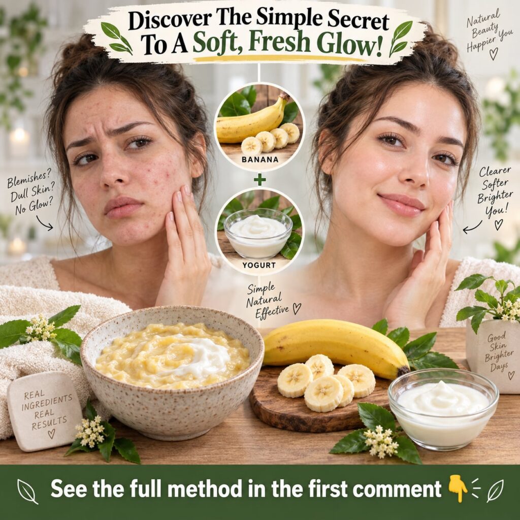A before and after split image showing a woman s face The before side shows slightly dull or tired skin while the after
