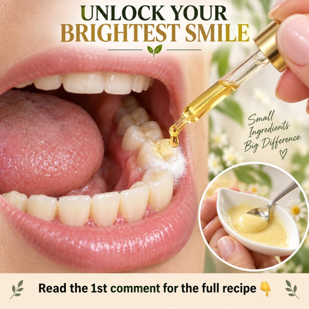 A person with a dazzling bright smile looking confident and happy The setting is bright and natural suggesting good oral