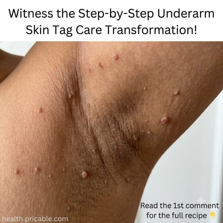 A woman applying a homemade scrub to her underarm area with a small bowl of the scrub visible beside her