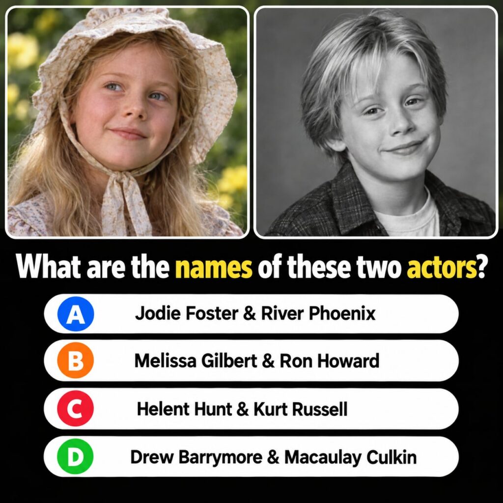 Two iconic child actors from classic cinema possibly a boy and a girl in a black and white photograph