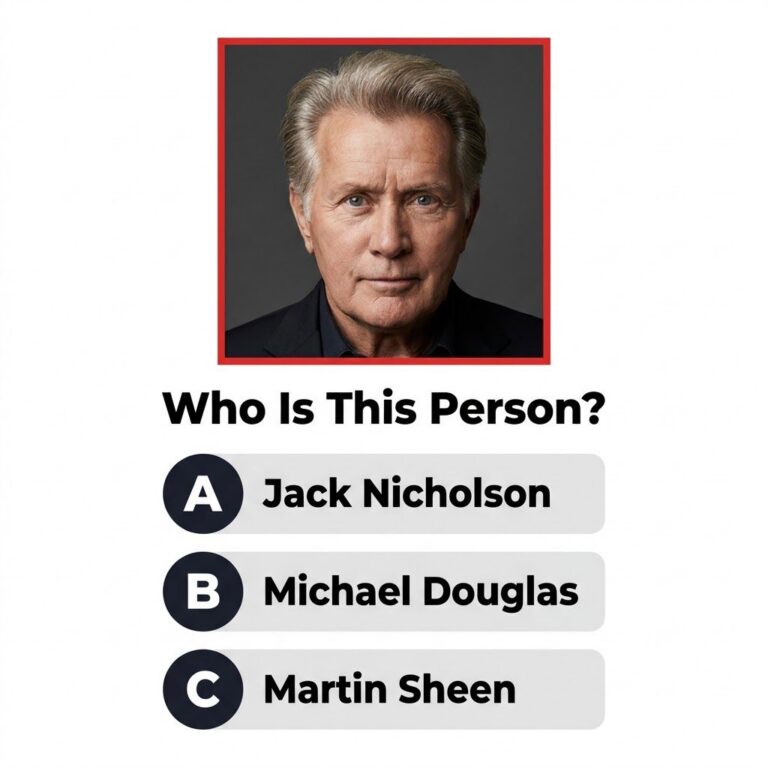 A striking portrait of Martin Sheen looking thoughtful and wise suitable for a quiz reveal He has a warm yet serious exp
