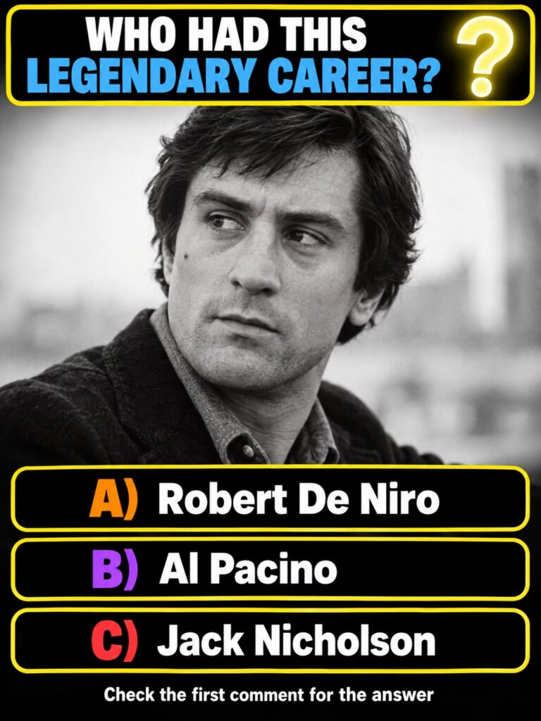 A dramatic black and white portrait of a young Robert De Niro depicting his intense acting style