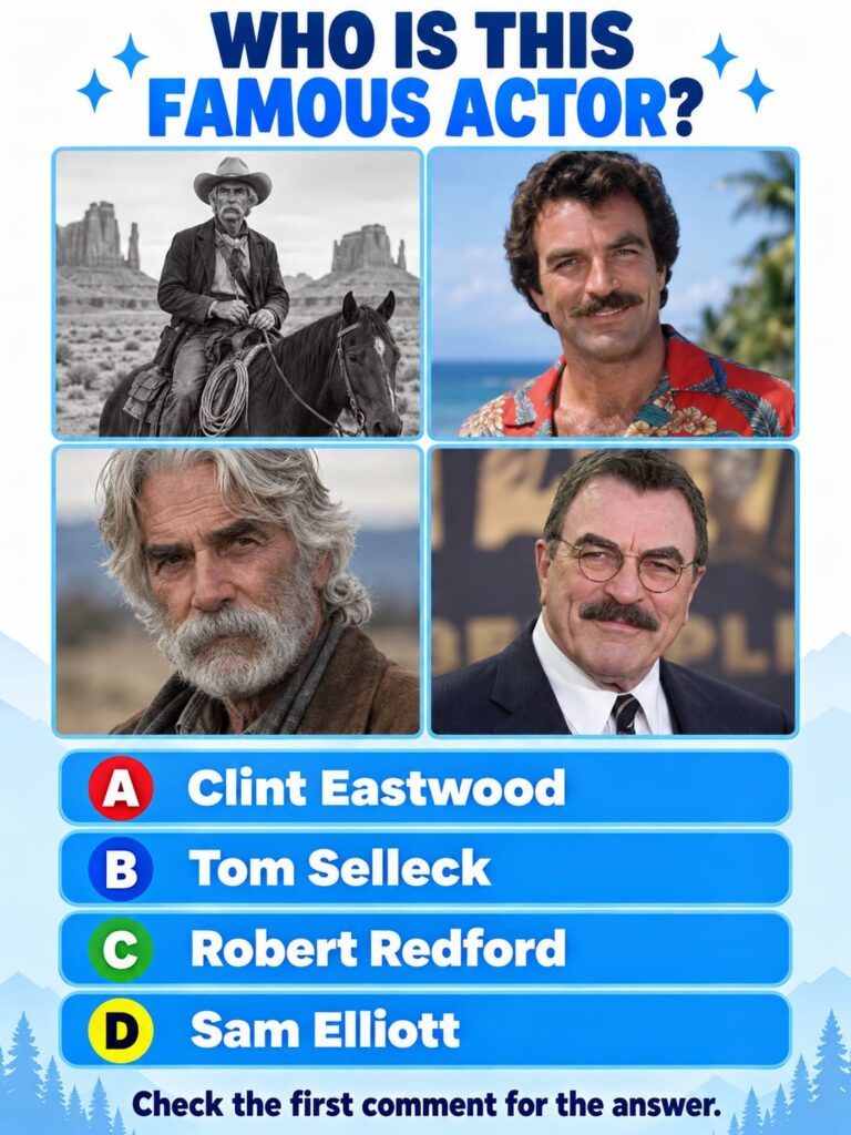 A black and white or sepia-toned image of a classic Hollywood actor with a prominent mustache looking confidently at the