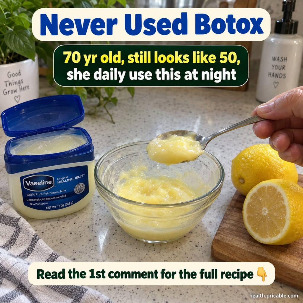 A small clear glass jar filled with a thick glossy cream-like mixture of petroleum jelly and almond oil ready for applic