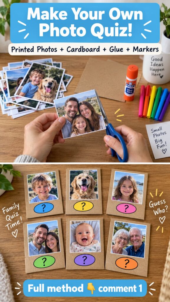 A visual quiz featuring two images of Harrison Ford a childhood photo on one side and a recognizable adult photo on the 