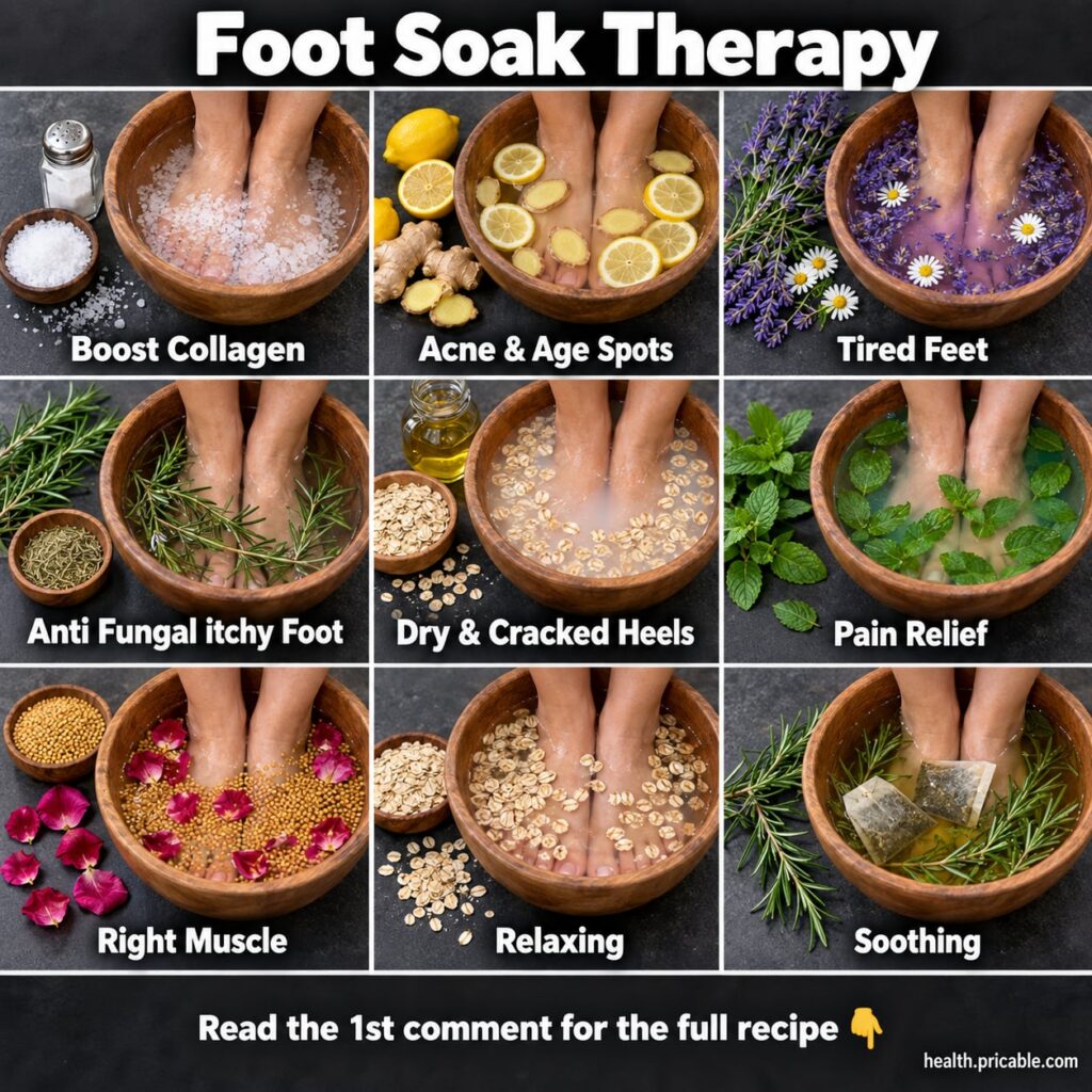 A person s feet soaking in a wooden basin filled with water and flower petals creating a relaxing spa-like scene