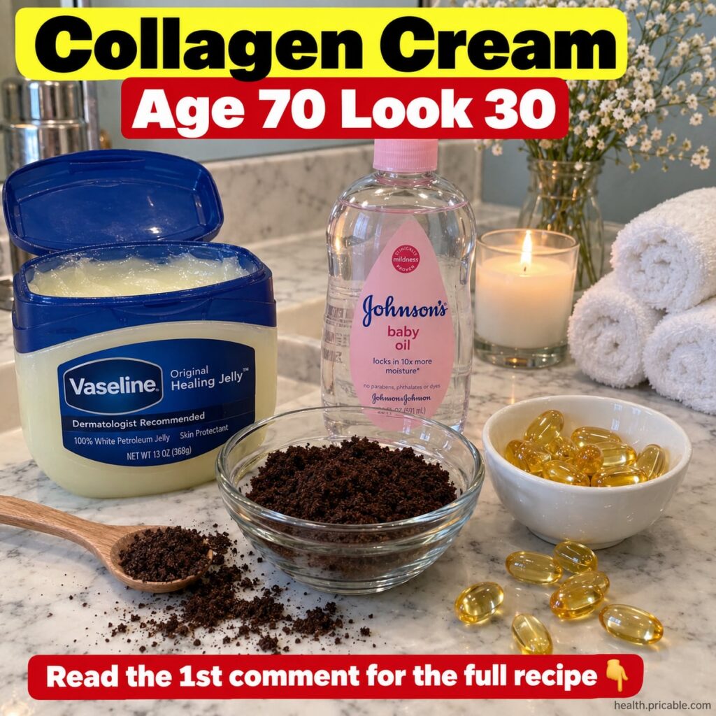 A beautiful glass jar of homemade white cream with some cream scooped out onto a wooden spoon against a soft natural bac