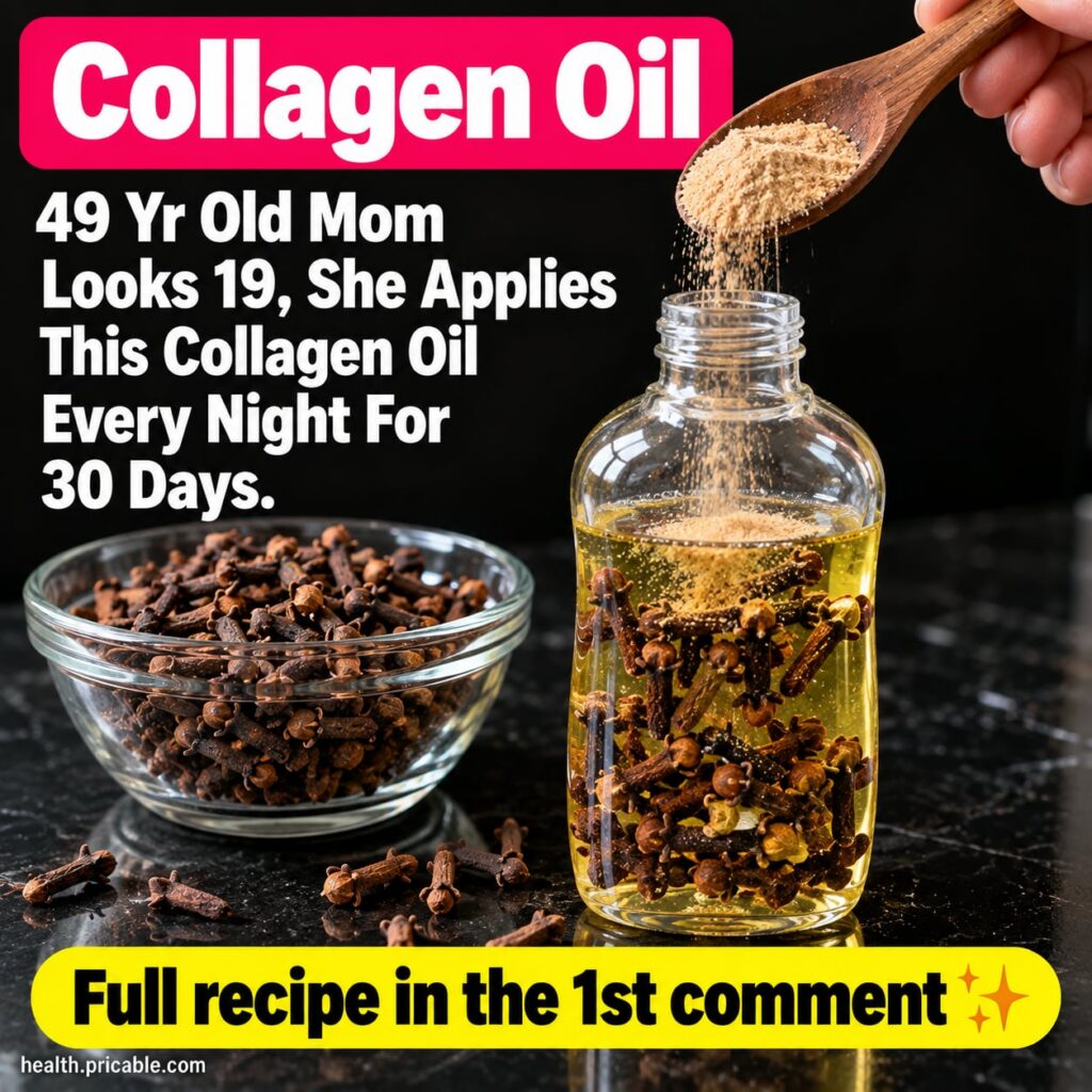 Ingredients for a DIY collagen oil small bottles of rosehip oil jojoba oil vitamin E oil and frankincense essential oil 