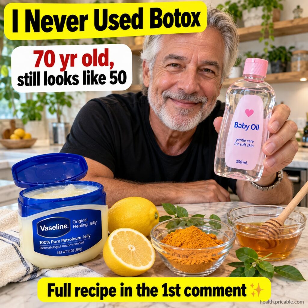 A 70-year-old man with surprisingly youthful and smooth skin smiling gently possibly showcasing the results of his natur